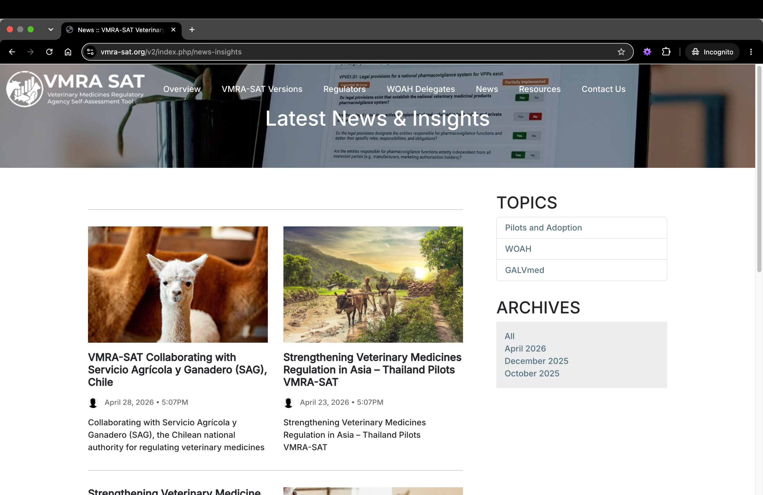 Recent news articles